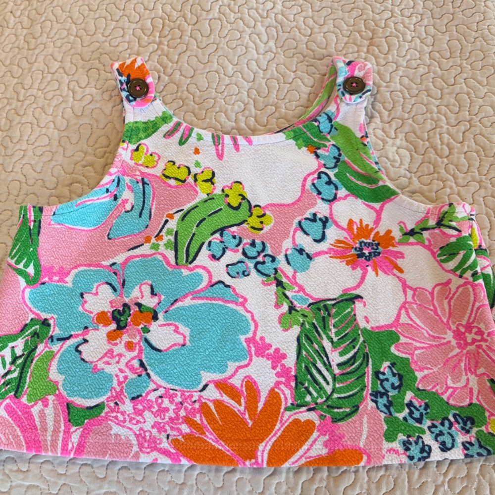 Lilly Pulitzer for Target Kids Floral Tank - Pink, Blue, Green, Orange